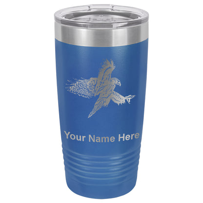 20oz Vacuum Insulated Tumbler Mug, Hawk, Personalized Engraving Included