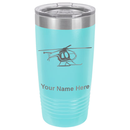 20oz Vacuum Insulated Tumbler Mug, Helicopter 1, Personalized Engraving Included