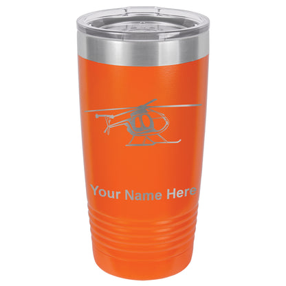 20oz Vacuum Insulated Tumbler Mug, Helicopter 1, Personalized Engraving Included