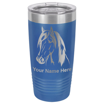 20oz Vacuum Insulated Tumbler Mug, Horse Head 1, Personalized Engraving Included