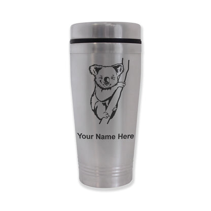 Commuter Travel Mug, Koala Bear, Personalized Engraving Included