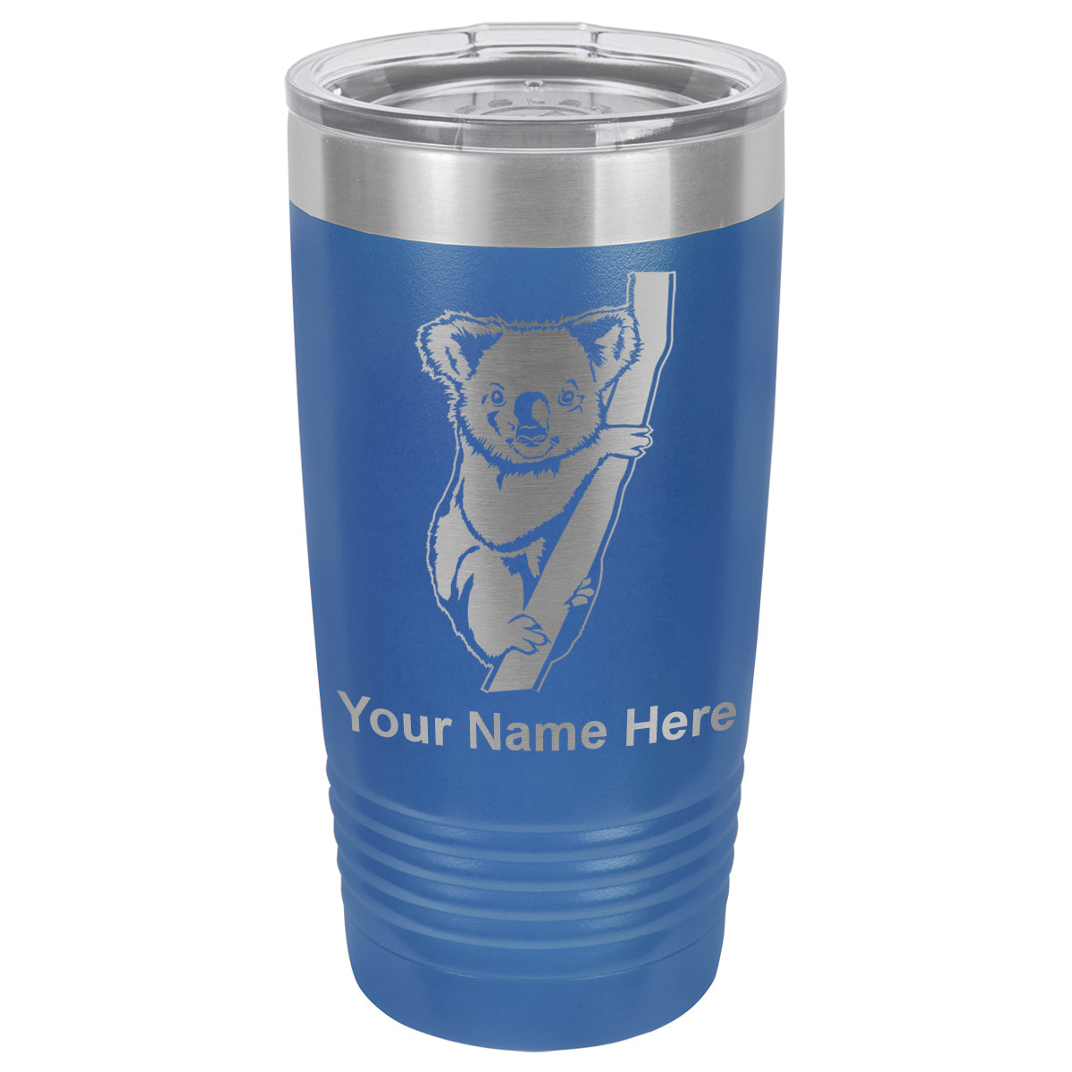 20oz Vacuum Insulated Tumbler Mug, Koala Bear, Personalized Engraving Included