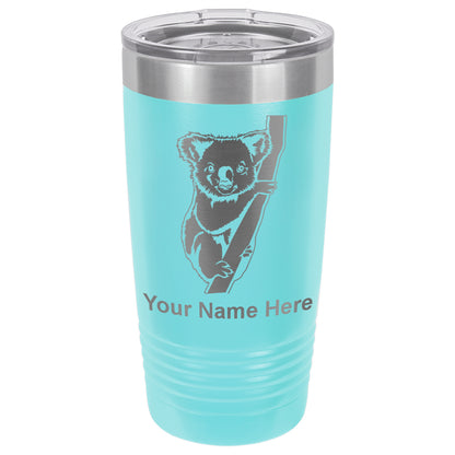 20oz Vacuum Insulated Tumbler Mug, Koala Bear, Personalized Engraving Included