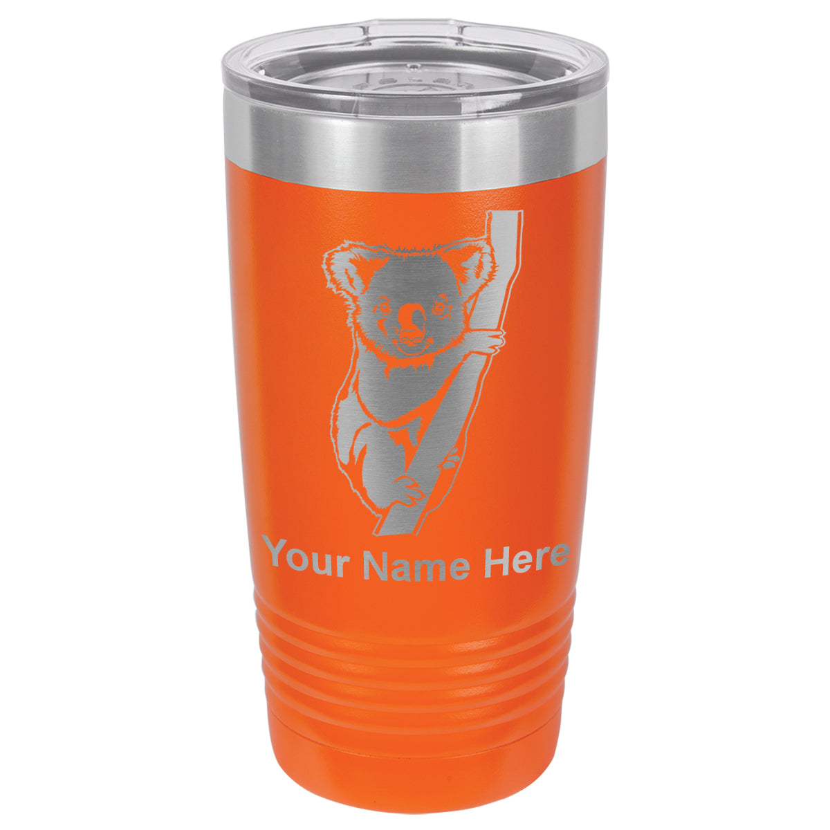 20oz Vacuum Insulated Tumbler Mug, Koala Bear, Personalized Engraving Included