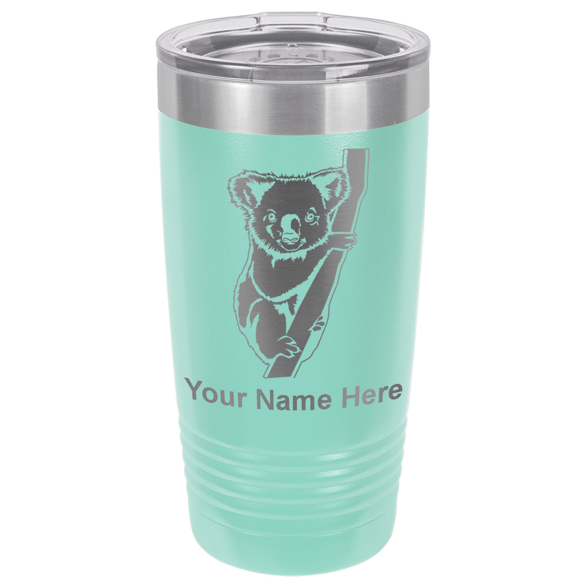 20oz Vacuum Insulated Tumbler Mug, Koala Bear, Personalized Engraving Included
