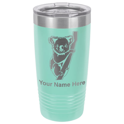 20oz Vacuum Insulated Tumbler Mug, Koala Bear, Personalized Engraving Included