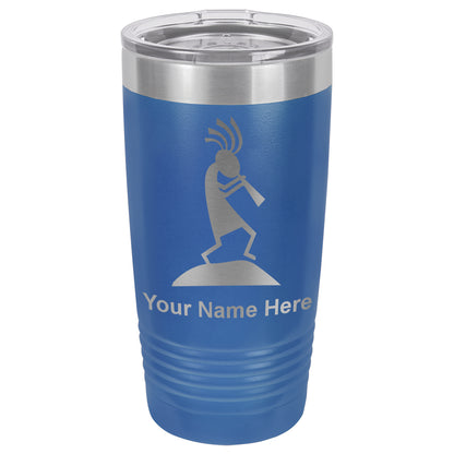 20oz Vacuum Insulated Tumbler Mug, Kokopelli, Personalized Engraving Included