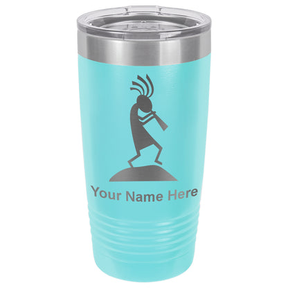 20oz Vacuum Insulated Tumbler Mug, Kokopelli, Personalized Engraving Included
