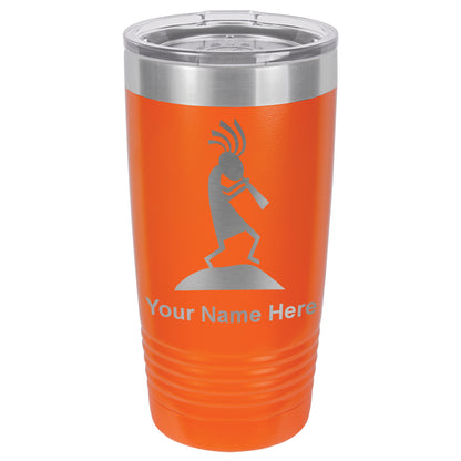 20oz Vacuum Insulated Tumbler Mug, Kokopelli, Personalized Engraving Included