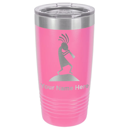 20oz Vacuum Insulated Tumbler Mug, Kokopelli, Personalized Engraving Included