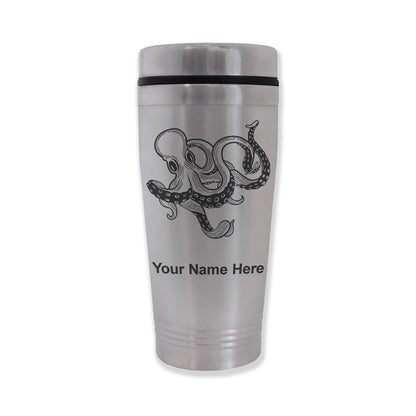 Commuter Travel Mug, Kraken, Personalized Engraving Included