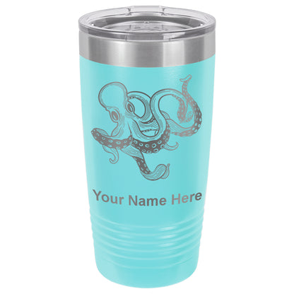 20oz Vacuum Insulated Tumbler Mug, Kraken, Personalized Engraving Included