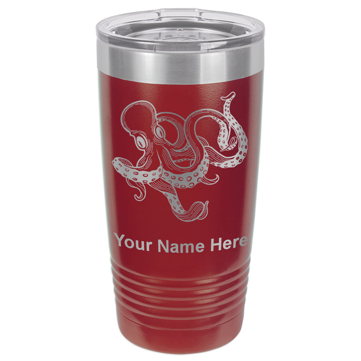 20oz Vacuum Insulated Tumbler Mug, Kraken, Personalized Engraving Included