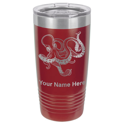 20oz Vacuum Insulated Tumbler Mug, Kraken, Personalized Engraving Included