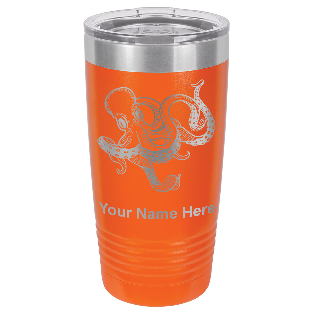 20oz Vacuum Insulated Tumbler Mug, Kraken, Personalized Engraving Included