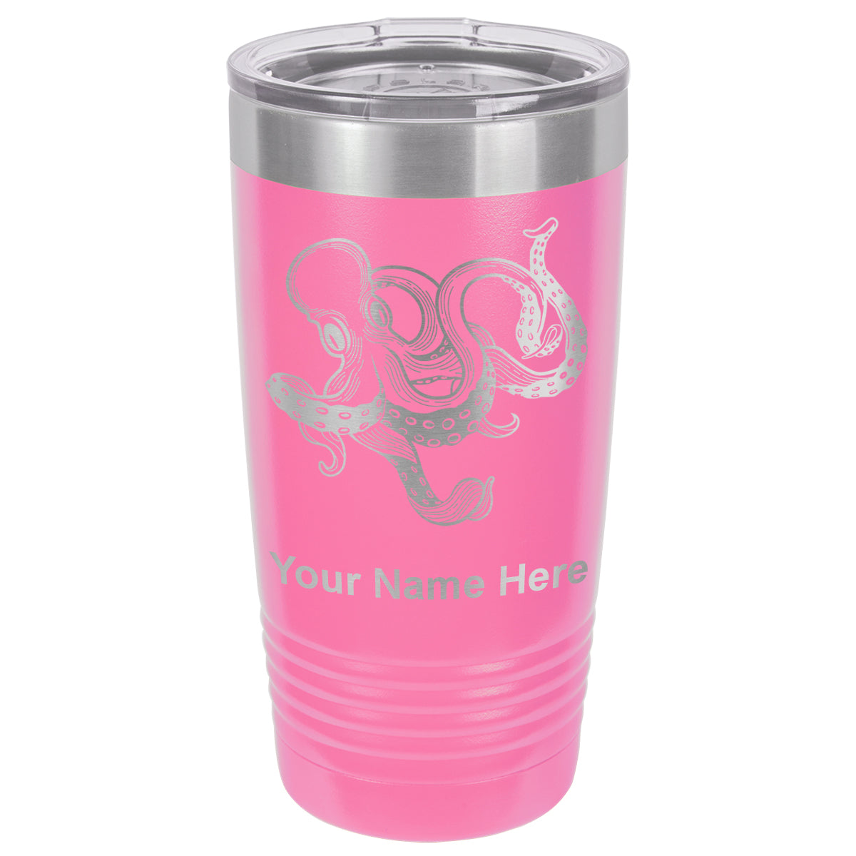 20oz Vacuum Insulated Tumbler Mug, Kraken, Personalized Engraving Included