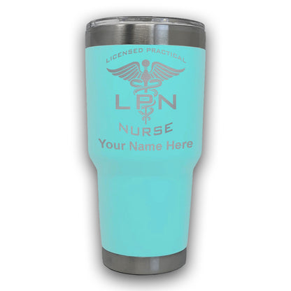 LaserGram 30oz Tumbler Mug, LPN Licensed Practical Nurse, Personalized Engraving Included