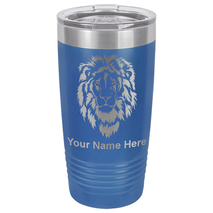 20oz Vacuum Insulated Tumbler Mug, Lion Head, Personalized Engraving Included