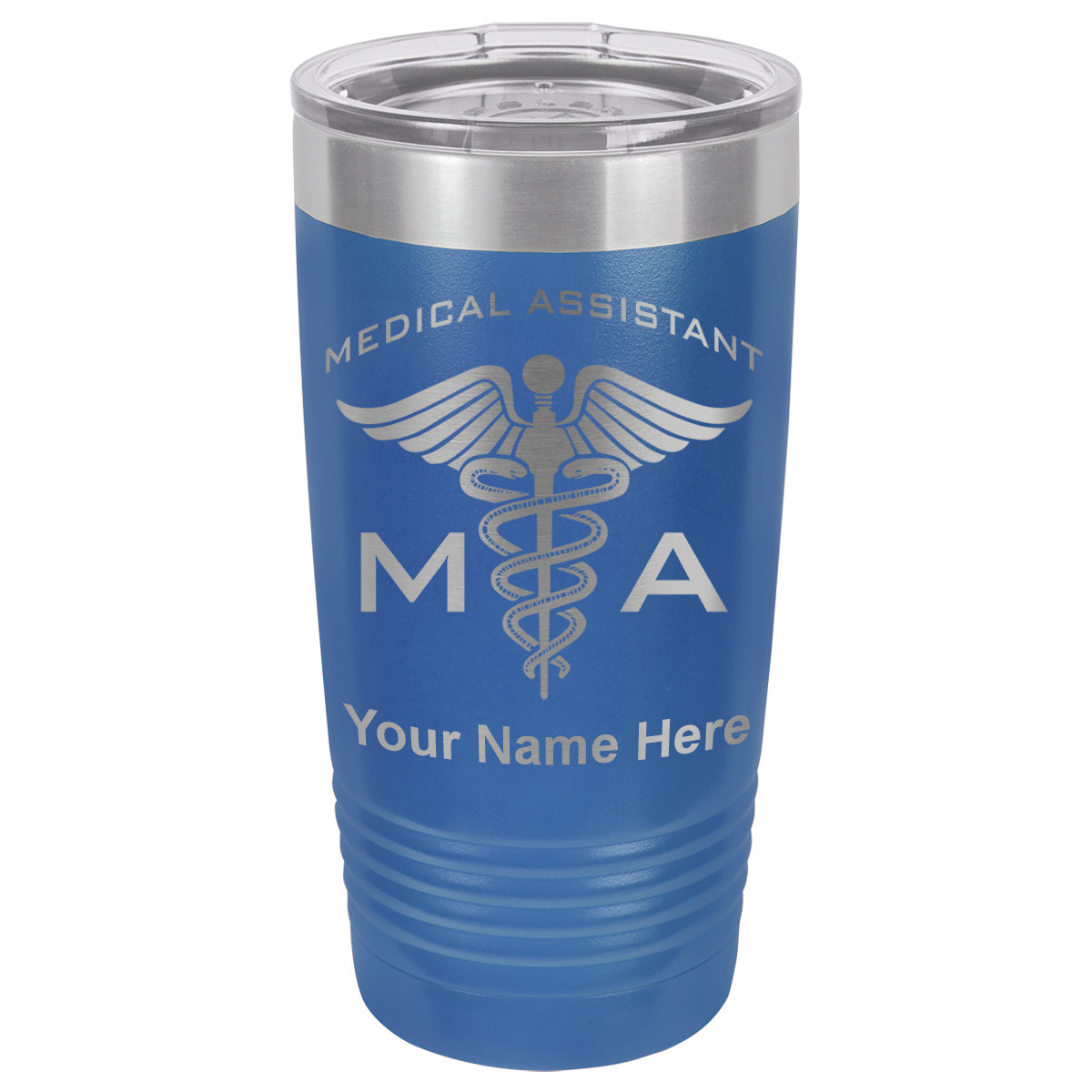 20oz Vacuum Insulated Tumbler Mug, MA Medical Assistant, Personalized Engraving Included
