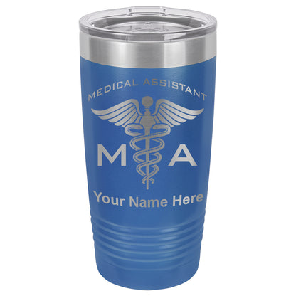 20oz Vacuum Insulated Tumbler Mug, MA Medical Assistant, Personalized Engraving Included
