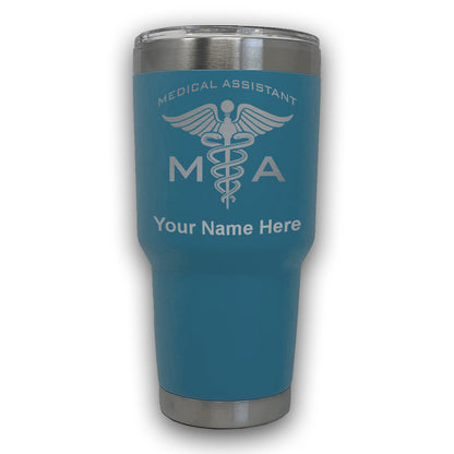 LaserGram 30oz Tumbler Mug, MA Medical Assistant, Personalized Engraving Included