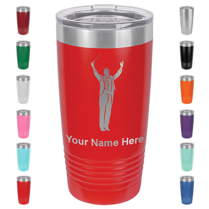 20oz Vacuum Insulated Tumbler Mug, Band Director, Personalized Engraving Included