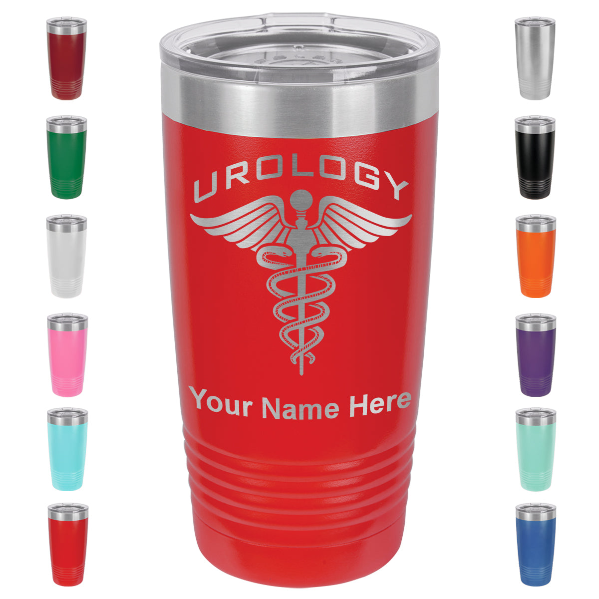 20oz Vacuum Insulated Tumbler Mug, Urology, Personalized Engraving Included