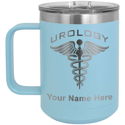 15oz Vacuum Insulated Coffee Mug, Urology, Personalized Engraving Included