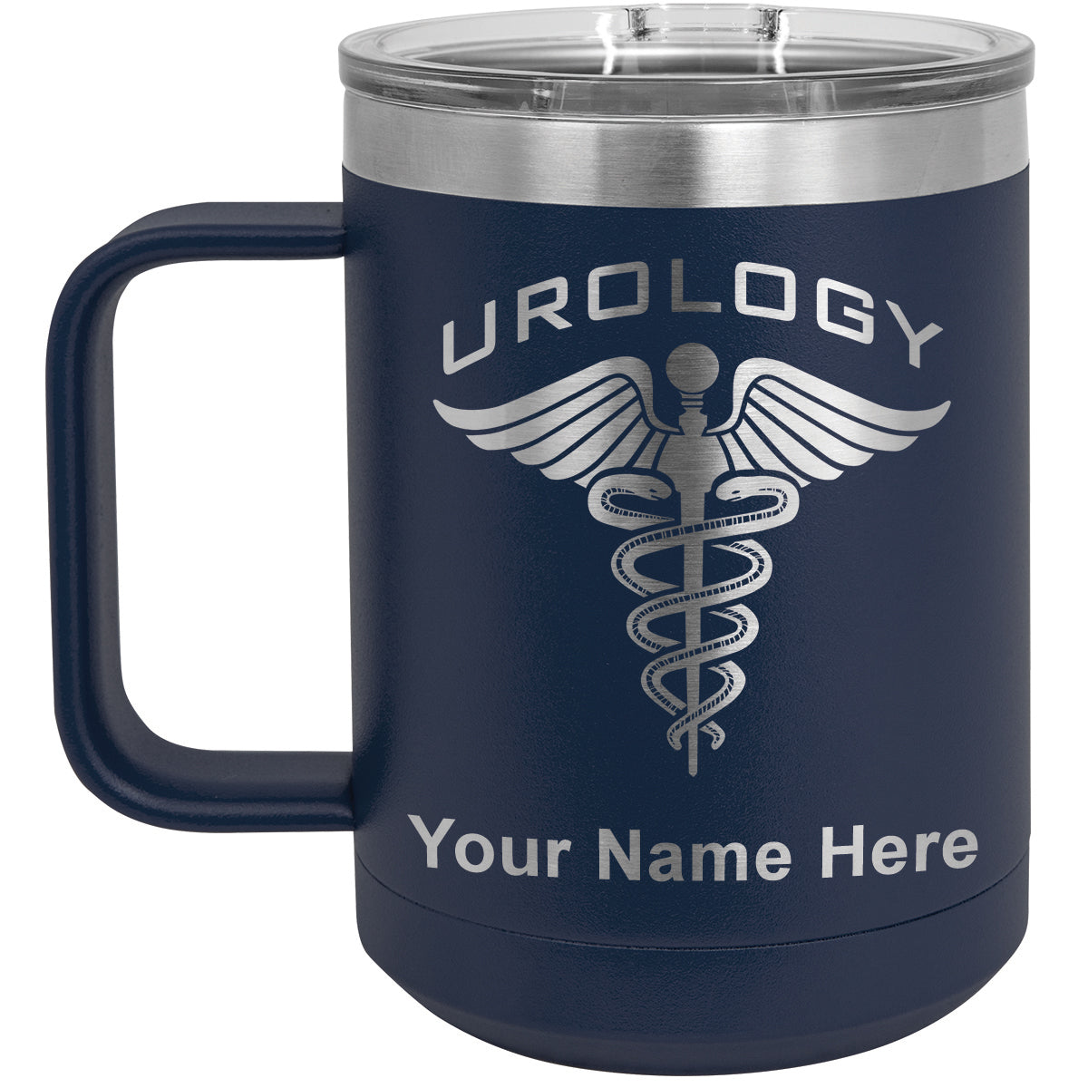 15oz Vacuum Insulated Coffee Mug, Urology, Personalized Engraving Included