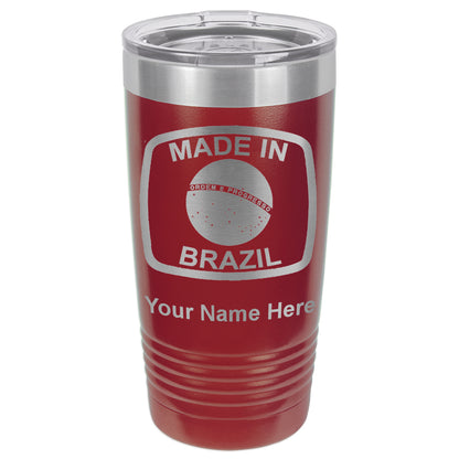 20oz Vacuum Insulated Tumbler Mug, Made in Brazil, Personalized Engraving Included
