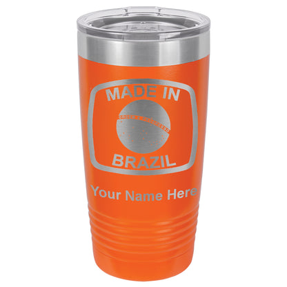 20oz Vacuum Insulated Tumbler Mug, Made in Brazil, Personalized Engraving Included