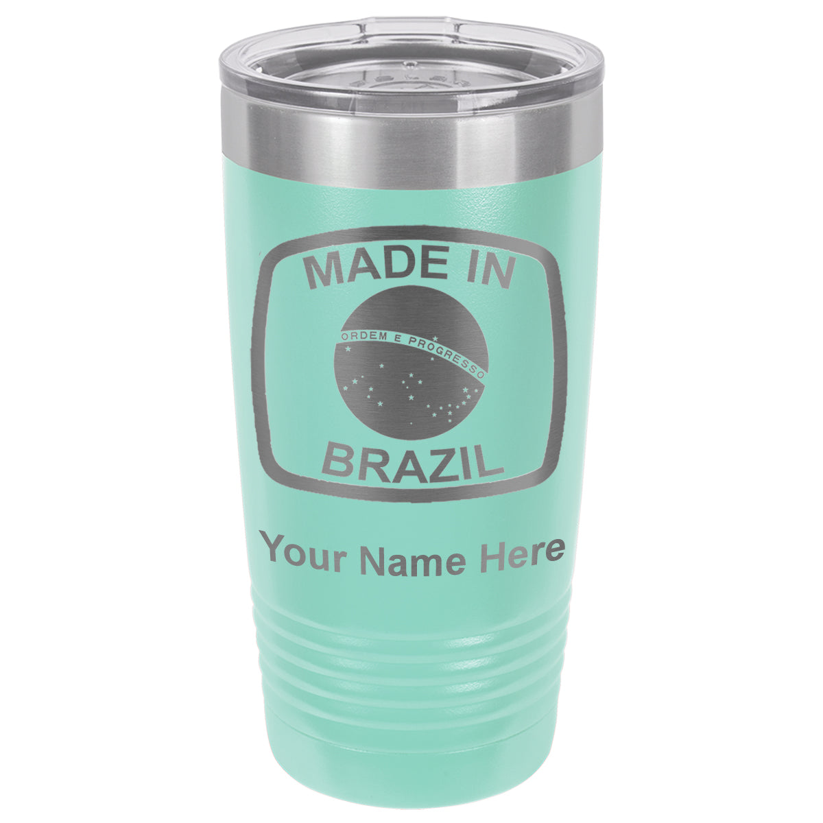 20oz Vacuum Insulated Tumbler Mug, Made in Brazil, Personalized Engraving Included