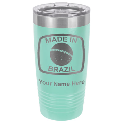 20oz Vacuum Insulated Tumbler Mug, Made in Brazil, Personalized Engraving Included