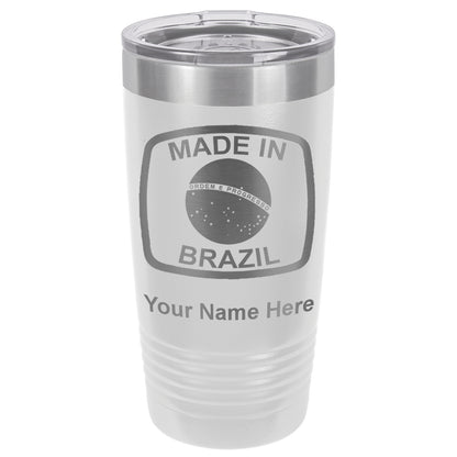 20oz Vacuum Insulated Tumbler Mug, Made in Brazil, Personalized Engraving Included