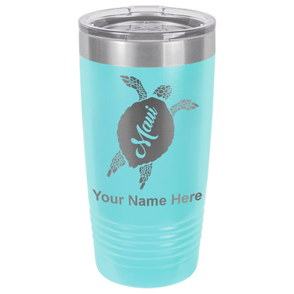20oz Vacuum Insulated Tumbler Mug, Maui Sea Turtle, Personalized Engraving Included