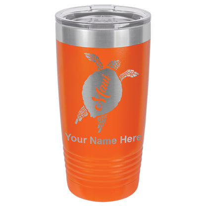 20oz Vacuum Insulated Tumbler Mug, Maui Sea Turtle, Personalized Engraving Included