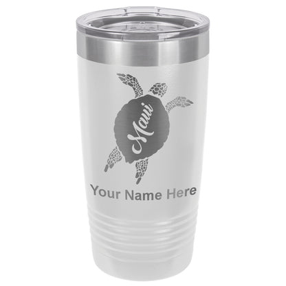 20oz Vacuum Insulated Tumbler Mug, Maui Sea Turtle, Personalized Engraving Included