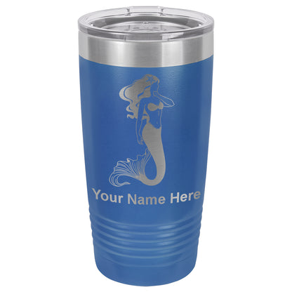 20oz Vacuum Insulated Tumbler Mug, Mermaid, Personalized Engraving Included