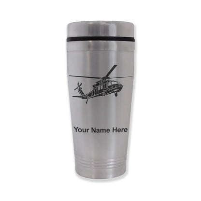 Commuter Travel Mug, Military Helicopter 1, Personalized Engraving Included
