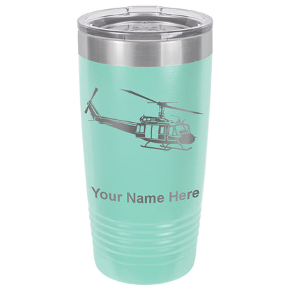 20oz Vacuum Insulated Tumbler Mug, Military Helicopter 2, Personalized Engraving Included