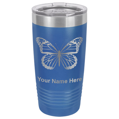 20oz Vacuum Insulated Tumbler Mug, Monarch Butterfly, Personalized Engraving Included