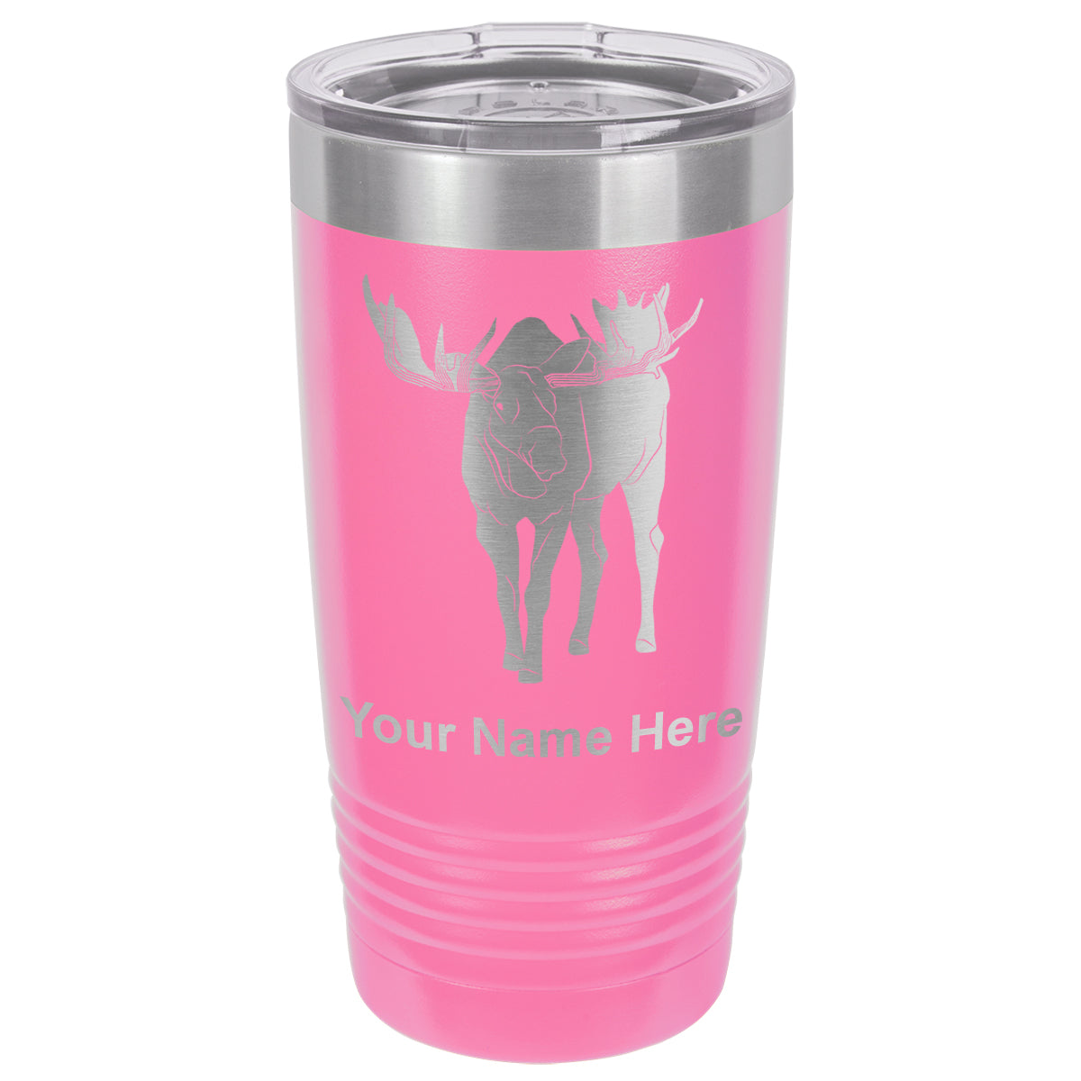 20oz Vacuum Insulated Tumbler Mug, Moose, Personalized Engraving Included