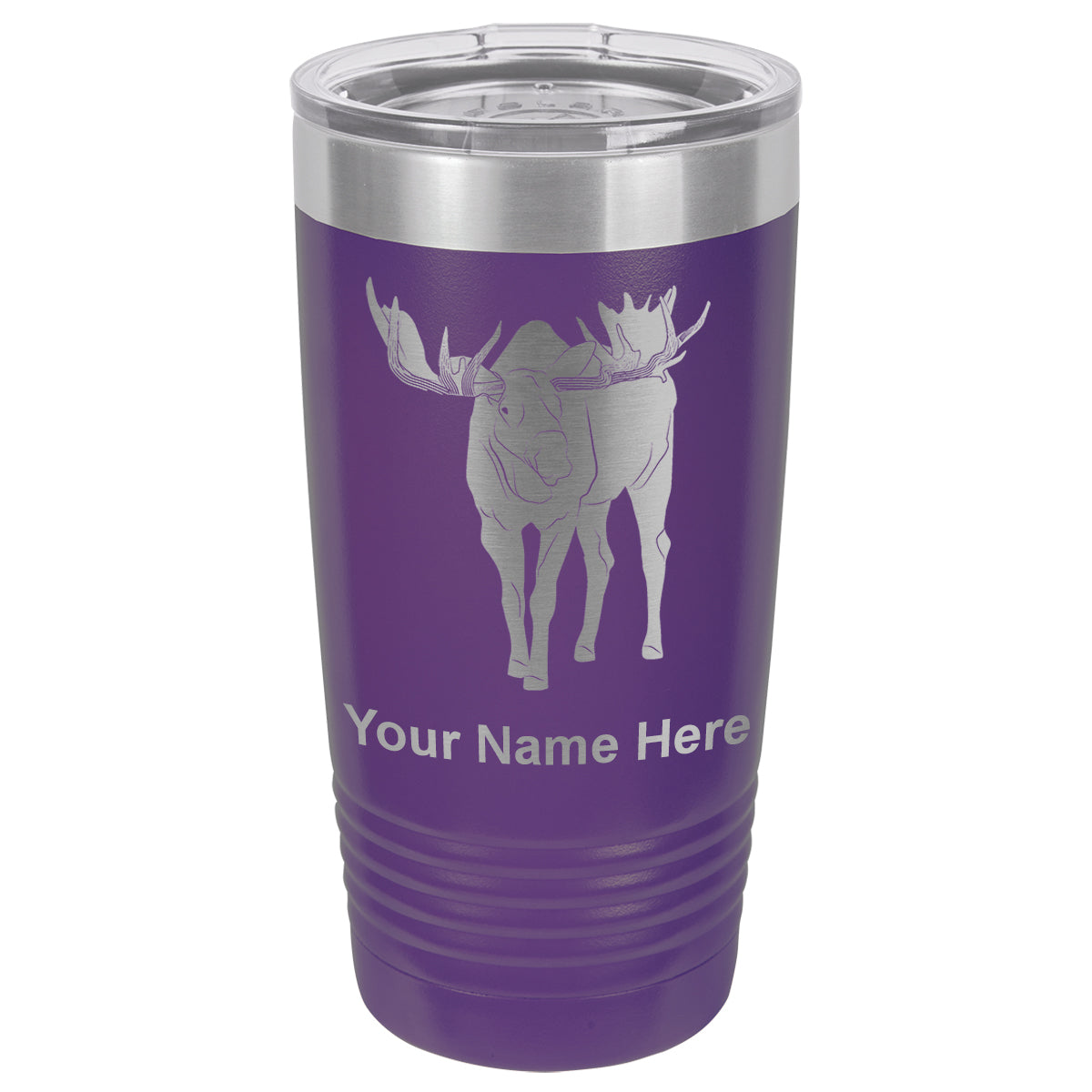 20oz Vacuum Insulated Tumbler Mug, Moose, Personalized Engraving Included