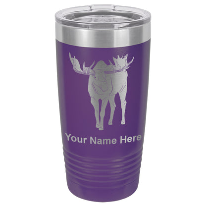 20oz Vacuum Insulated Tumbler Mug, Moose, Personalized Engraving Included