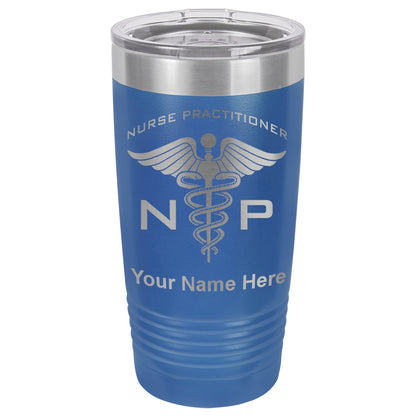20oz Vacuum Insulated Tumbler Mug, NP Nurse Practitioner, Personalized Engraving Included