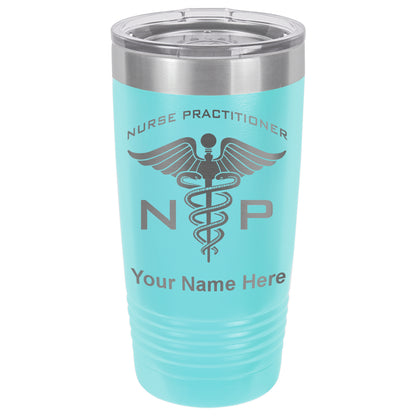 20oz Vacuum Insulated Tumbler Mug, NP Nurse Practitioner, Personalized Engraving Included