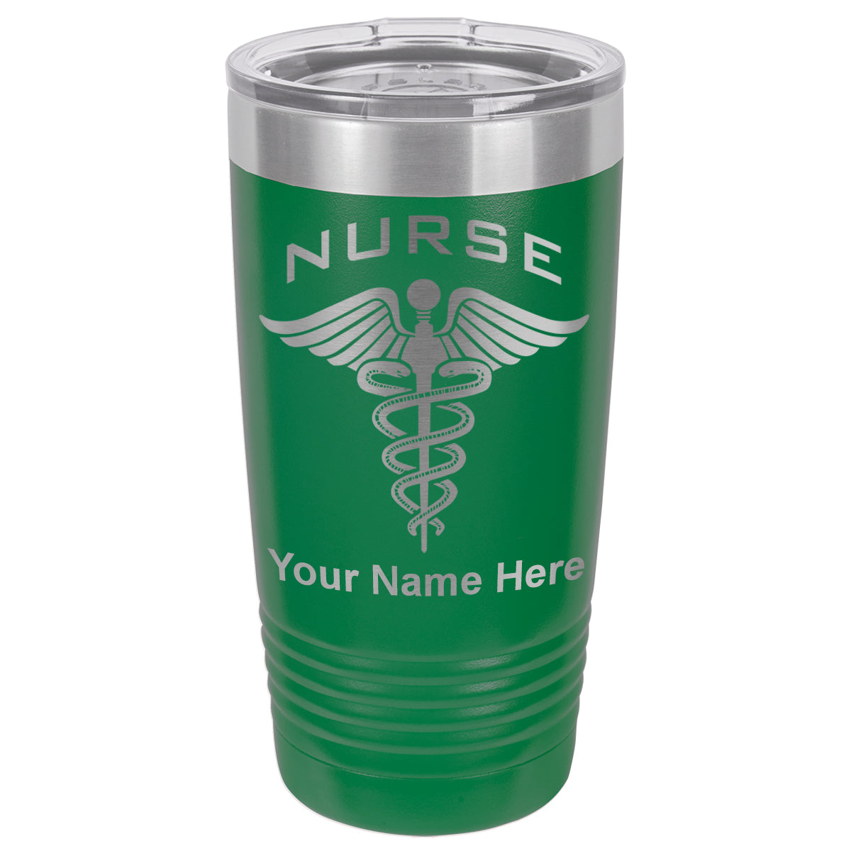 20oz Vacuum Insulated Tumbler Mug, Nurse, Personalized Engraving Included