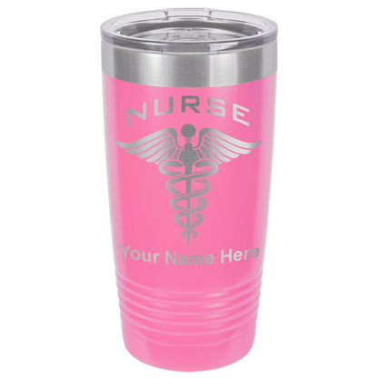20oz Vacuum Insulated Tumbler Mug, Nurse, Personalized Engraving Included