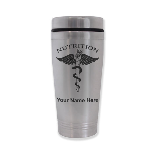Commuter Travel Mug, Nutritionist, Personalized Engraving Included