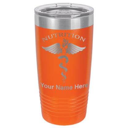 20oz Vacuum Insulated Tumbler Mug, Nutritionist, Personalized Engraving Included